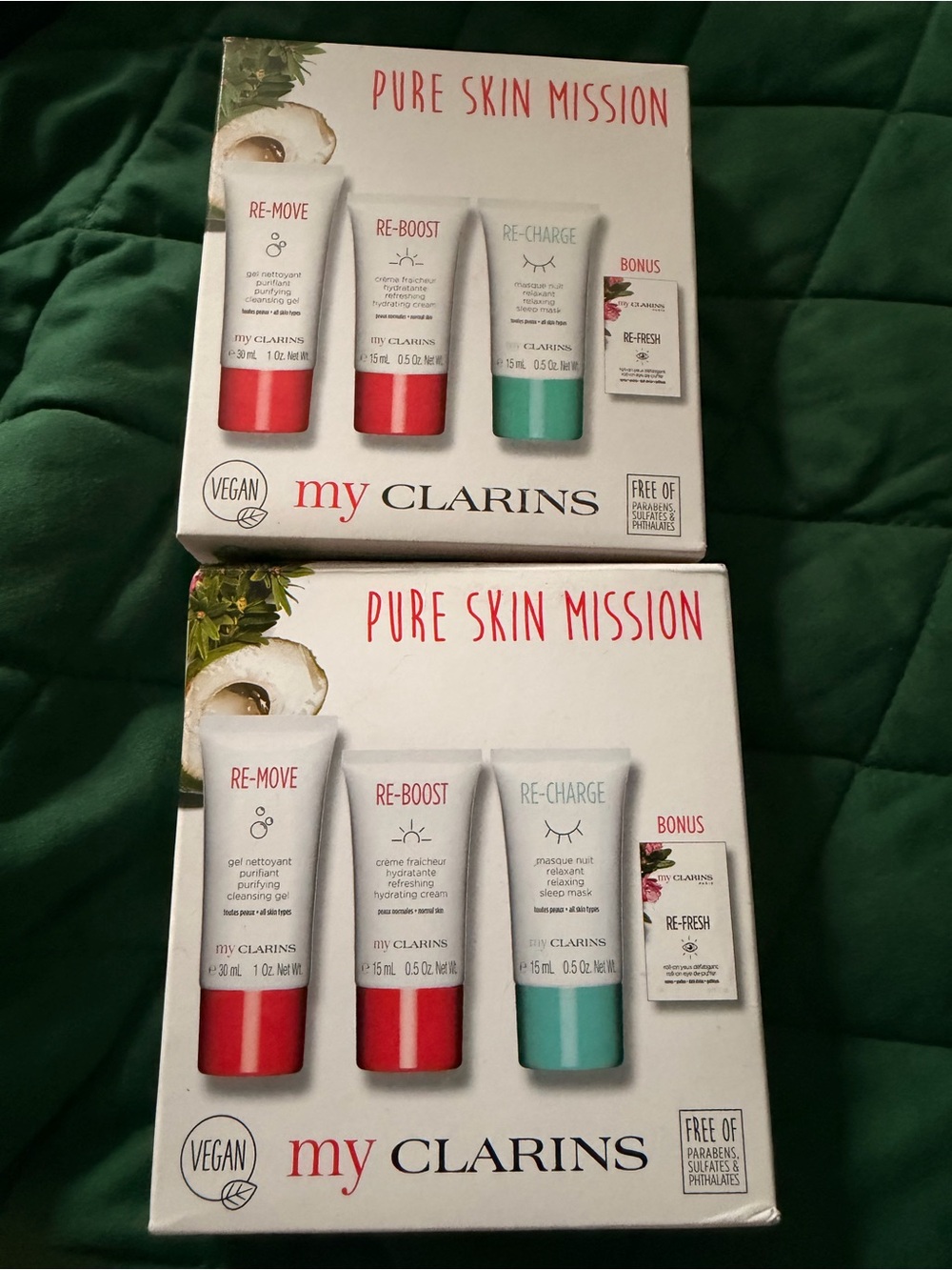 Clarins Pure Skin Mission Set - Bundle of 2